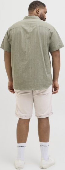 Jack & Jones Marco Erik Chino Shorts Grey - Shorts - Shorts hommes grande taille