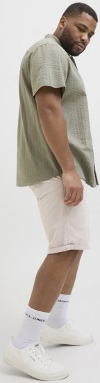 Jack & Jones Marco Erik Chino Shorts Grey - Shorts - Shorts hommes grande taille