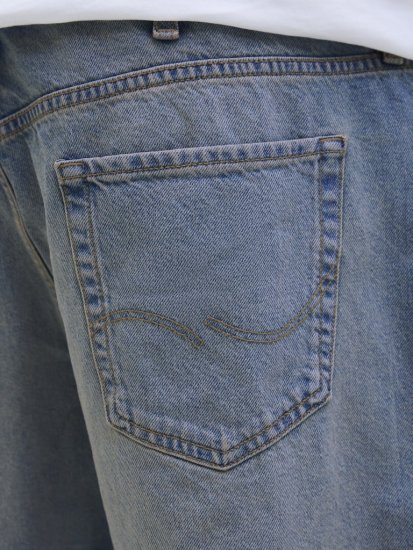 Jack & Jones Alex Original SQ171 Shorts Blue Denim - Shorts - Shorts hommes grande taille