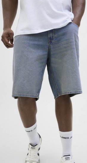Jack & Jones Alex Original SQ171 Shorts Blue Denim - Shorts - Shorts hommes grande taille