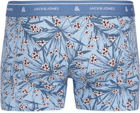 Jack & Jones Zach Trunks 3-Pack Chambray Blue - Sous-vêtements & bain - Sous-vêtements Grande Taille