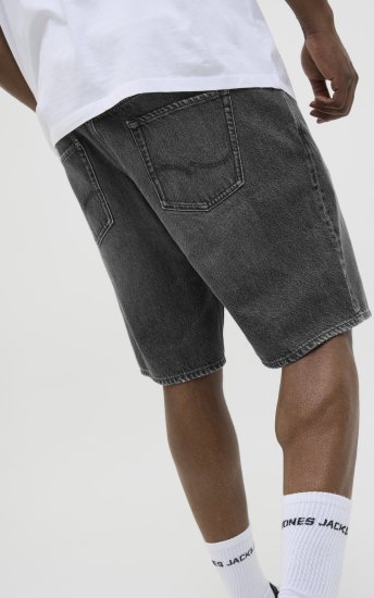 Jack & Jones Tony Original Denim Shorts Black - Shorts - Shorts hommes grande taille
