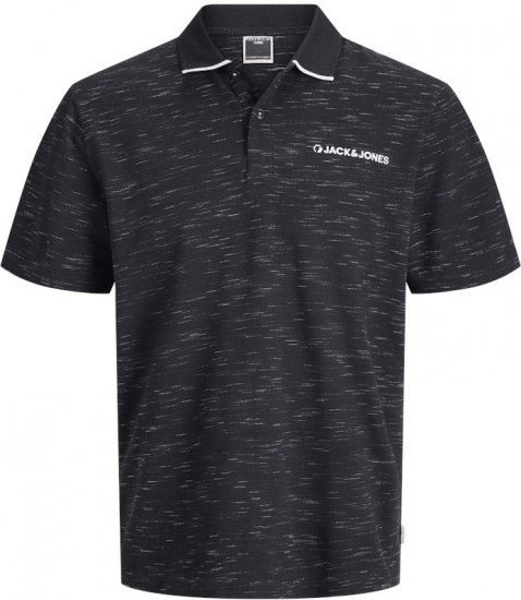 Jack & Jones Logan Polo Shirt Black - Polos - Polos homme grande taille