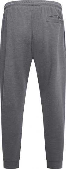 Kam Jeans 240 Textured Interlock Jog Pants Charcoal - Pantalons/shorts de survêtement - Survêtement/jogging grandes tailles