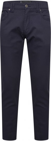 Kam Jeans 265 5 Pocket Weave Stretch Pants Navy - Jeans et pantalons - Jeans et Pantalons grande taille 