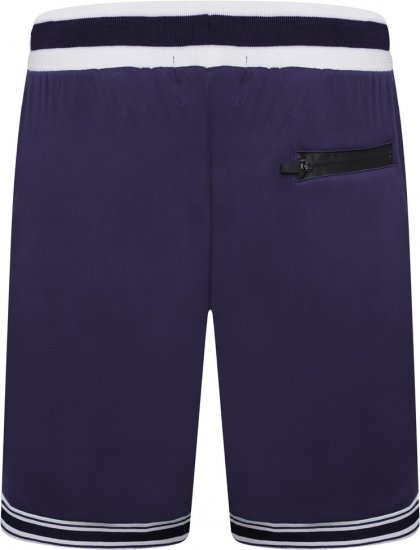 Kam Jeans TS005 Retro Tracky Set (Shorts/Sleeveless Hoodie) Navy - Survêtements - Survêtements homme grande taille