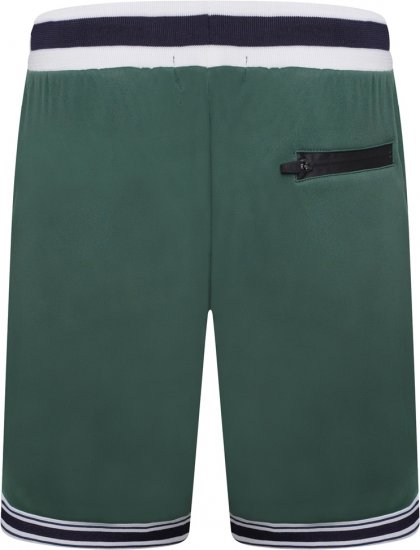 Kam Jeans TS005 Retro Tracky Set (Shorts/Sleeveless Hoodie) Racing Green - Survêtements - Survêtements homme grande taille