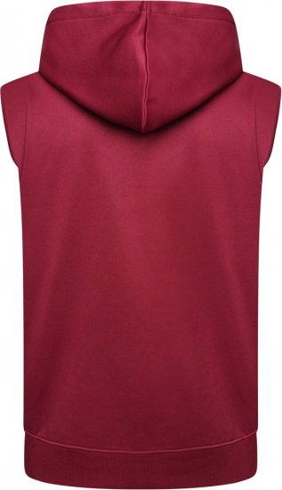 Kam Jeans TS006 Retro Pannelled Tracky Set (Shorts/Sleeveless Hoodie) Red - Survêtements - Survêtements homme grande taille