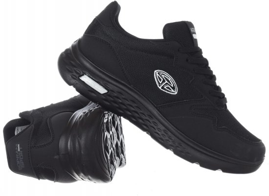 Solo Soprani Sport Delta Sneakers Black - Chaussures homme 40-52 - 