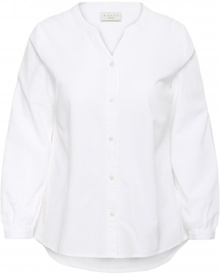 Kaffe Curve Nana Chemise à manches longues Blanc - Blouses et tuniques - 