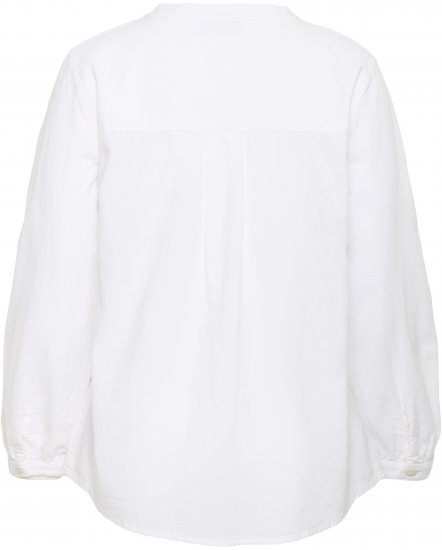 Kaffe Curve Nana Chemise à manches longues Blanc - Blouses et tuniques - 