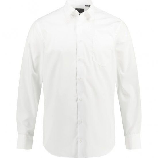 JP1880 Shirt Business Modern Fit White TALL - VÊTEMENTS HOMME MT-6XLT - Vêtements Tall Homme