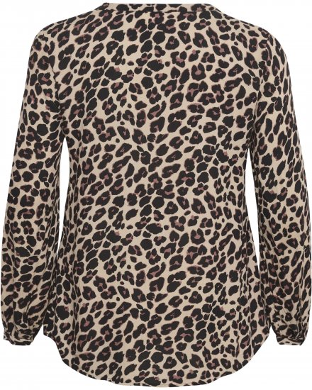 Kaffe Curve Mirta Tilly Blouse Imprimé Léopard - Blouses et tuniques - 
