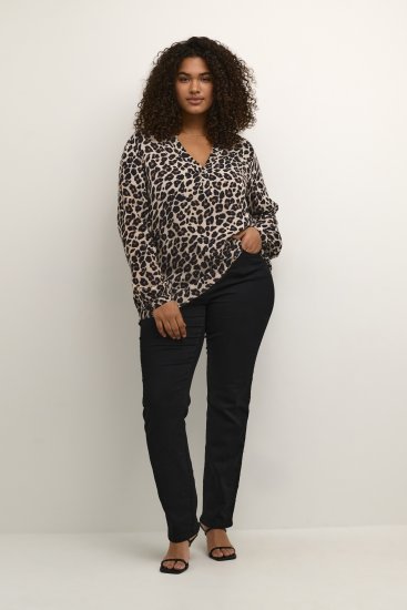 Kaffe Curve Mirta Tilly Blouse Imprimé Léopard - Blouses et tuniques - 