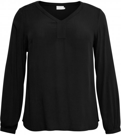 Kaffe Curve Ami Manches longues Blouse Noir profond - T-shirts - 