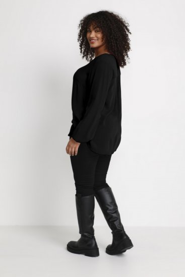 Kaffe Curve Ami Manches longues Blouse Noir profond - T-shirts - 