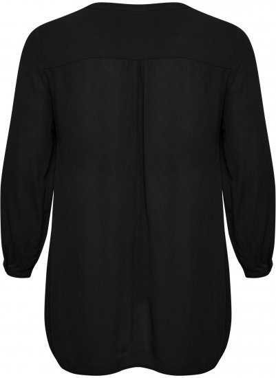 Kaffe Curve Ami Manches longues Tunique Noir profond - T-shirts - 