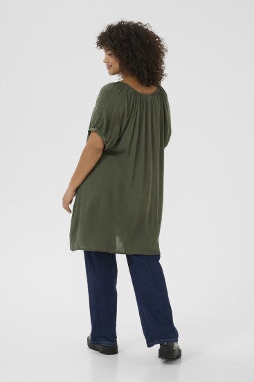 Kaffe Curve Ami Manches courtes Tunique Feuille de vigne - T-shirts - 