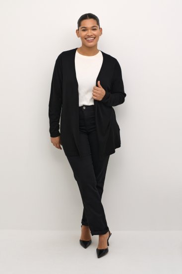 Kaffe Curve Farsia Gilet Noir profond - Sweatshirts & hoodies - 