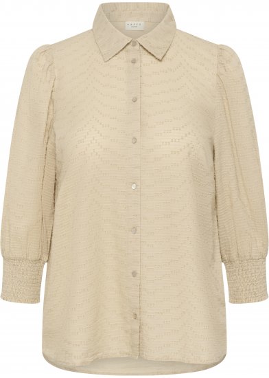 Kaffe Curve Penelopia Shirt Feather Grey - Chemisiers - 