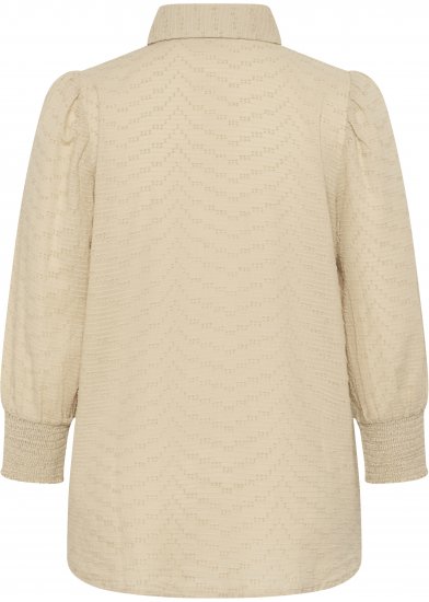 Kaffe Curve Penelopia Shirt Feather Grey - Chemisiers - 