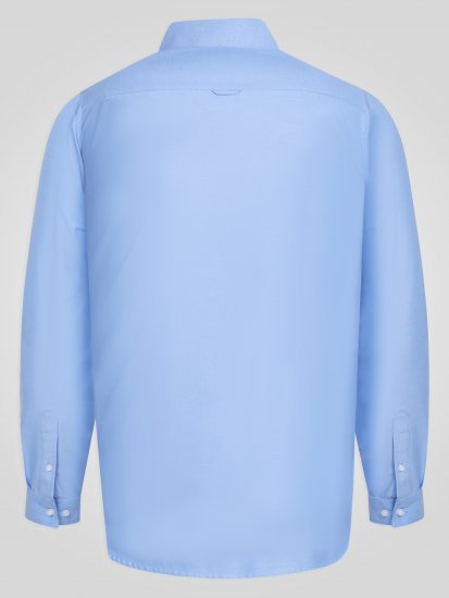 D555 Richard Chemise Oxford Manches Longues TALL Bleu Ciel - TALL chemises - 