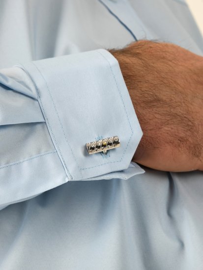 D555 Oliver Chemise Stretch Manches Longues Anti-Taches Sans Repassage Bleu Ciel - Chemises - Chemises Grandes Tailles Hommes