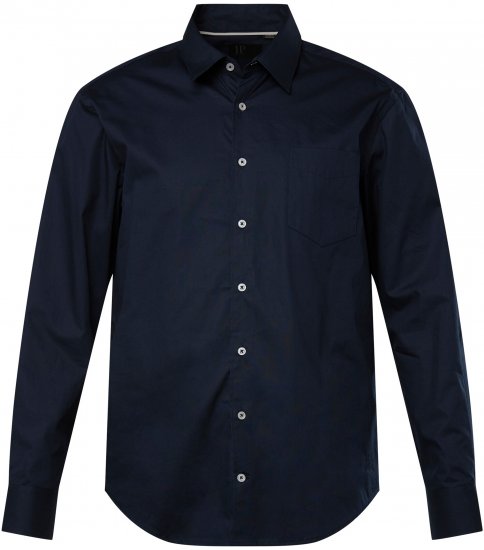 JP1880 Shirt Long Sleeve Modern Fit Navy Blue TALL - VÊTEMENTS HOMME MT-6XLT - Vêtements Tall Homme