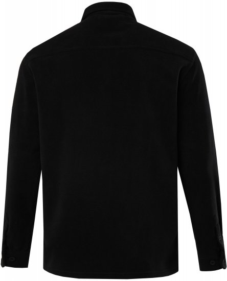 JP1880 Overshirt Fleece Long Sleeve Black TALL - VÊTEMENTS HOMME MT-6XLT - Vêtements Tall Homme
