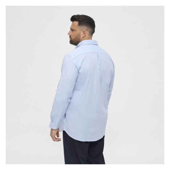 North Latitude Oxford Shirt Light Blue - Chemises - Chemises Grandes Tailles Hommes