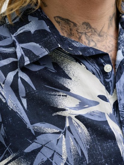 Jack & Jones Honolulu Short Sleeve Resort Shirt - Chemises manche courte - Chemises Homme Manche Courte Grande Taille