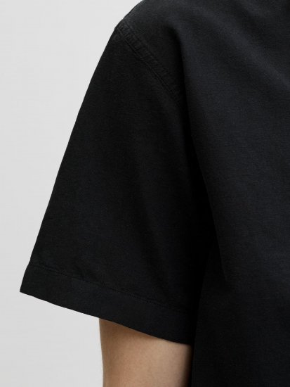 Jack & Jones Breeze Linen Short Sleeve Shirt Black - Chemises - Chemises Grandes Tailles Hommes