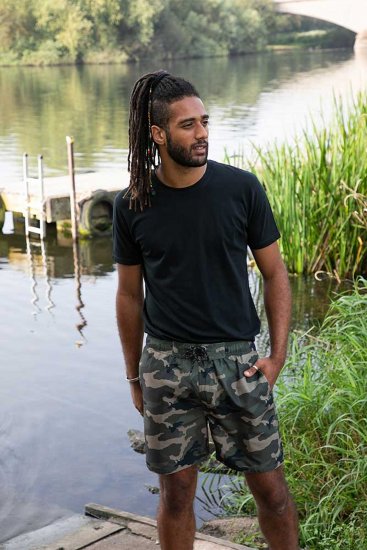 D555 Kody Camo Printed Swimshorts Khaki - Maillots de bain - Maillots/Shorts de bain Grande Taille pour Hommes 