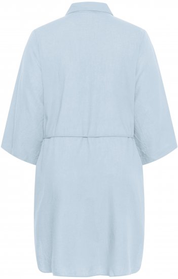 Kaffe Curve Mille Short Shirt Dress Nantucket Breeze Blue - Robes mini - 