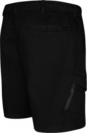 Espionage LW166 Cargo Shorts Black - Shorts - Shorts hommes grande taille