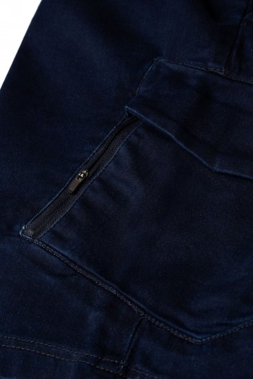 Espionage LW166 Cargo Shorts Indigo - Shorts - Shorts hommes grande taille