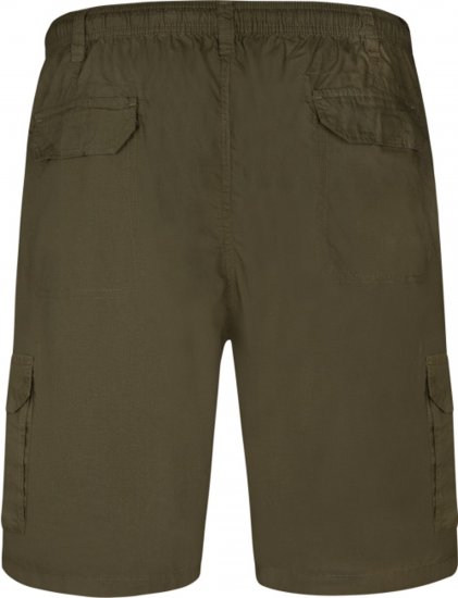 Espionage ST042 Cargo Shorts Olive - Shorts - Shorts hommes grande taille