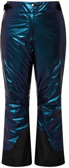 Ulla Popken Ski Pants Water-Repellent MBlue-Of-Pearl Velcro Closure Snow Gaiter Blue - Jeans & Pantalons Femme Grandes Tailles – Plus Size - 