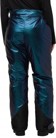 Ulla Popken Ski Pants Water-Repellent Mother-Of-Pearl Velcro Closure Snow Gaiter Blue - Jeans & Pantalons Femme Grandes Tailles – Plus Size - 