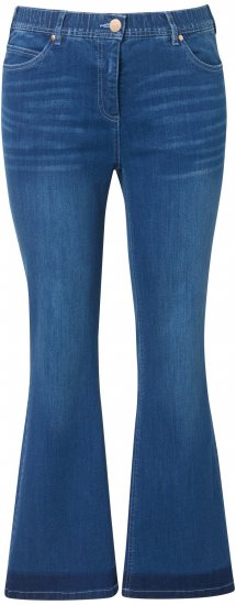 Ulla Popken Stretch Fit Bootcut Jeans Blue Denim - Jeans & Pantalons Femme Grandes Tailles – Plus Size - 