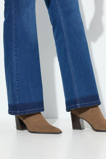 Ulla Popken Stretch Fit Bootcut Jeans Blue Denim - Jeans - Jeans grande taille pour femmes