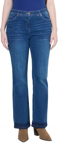 Ulla Popken Stretch Fit Bootcut Jeans Blue Denim - Jeans & Pantalons Femme Grandes Tailles – Plus Size - 