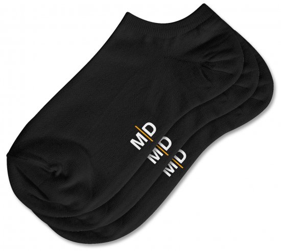 Motley Denim William Lot de 3 socquettes Noir - Sous-vêtements & bain - Sous-vêtements Grande Taille