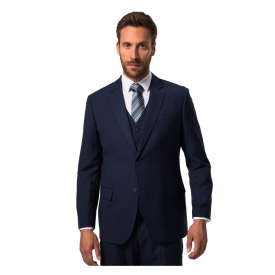JP1880 Kasos Suit Jacket Flexnamic Navy - Costumes - Costumes grandes tailles 