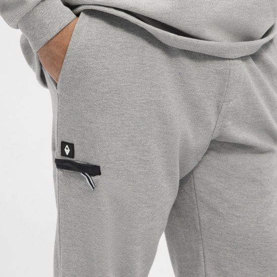 North Latitude Ottoman Sweatpants Mid Grey - Pantalons/shorts de survêtement - Survêtement/jogging grandes tailles