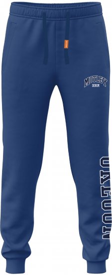 Motley Denim Munich Sweatpants Royal Blue - Pantalons/Shorts de survêtement - Survêtement/jogging grandes tailles