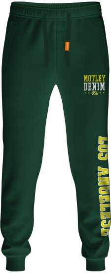 Motley Denim Pisa Sweatpants Racing Green - Pantalons/Shorts de survêtement - Survêtement/jogging grandes tailles