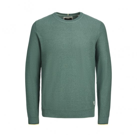 Jack & Jones Logan Spring Knitted Pillover Grey - Sweatshirts & Hoodies - Sweatshirts/Hoodies grande taille homme