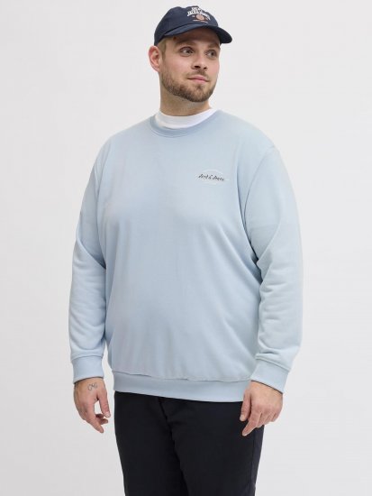 Jack & Jones Brandon Sweatshirt Blue - Sweatshirts & hoodies - Sweatshirts/Hoodies grande taille homme