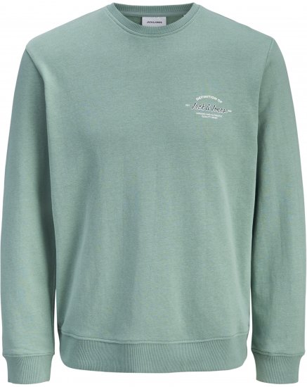 Jack & Jones Brandon Sweatshirt Turquoise - Sweatshirts & hoodies - Sweatshirts/Hoodies grande taille homme